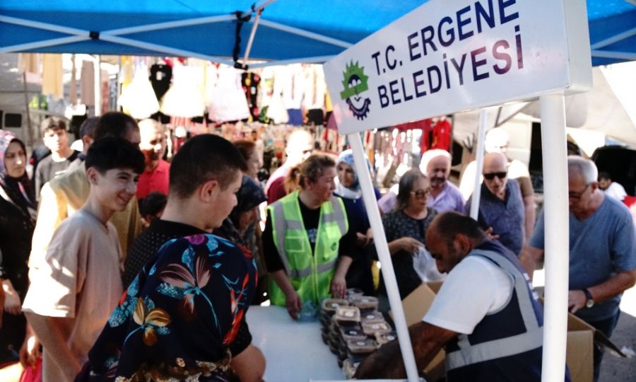 Ergene Belediyesi Vatandalara Aure kramnda Bulundu