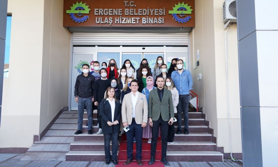 Ergenede Grev Yapan retmenlerden Belediyemize Ziyaret