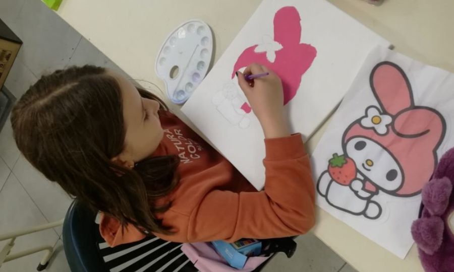 Küçük Öğrencilerin Çalışmaları Göz Dolduruyor