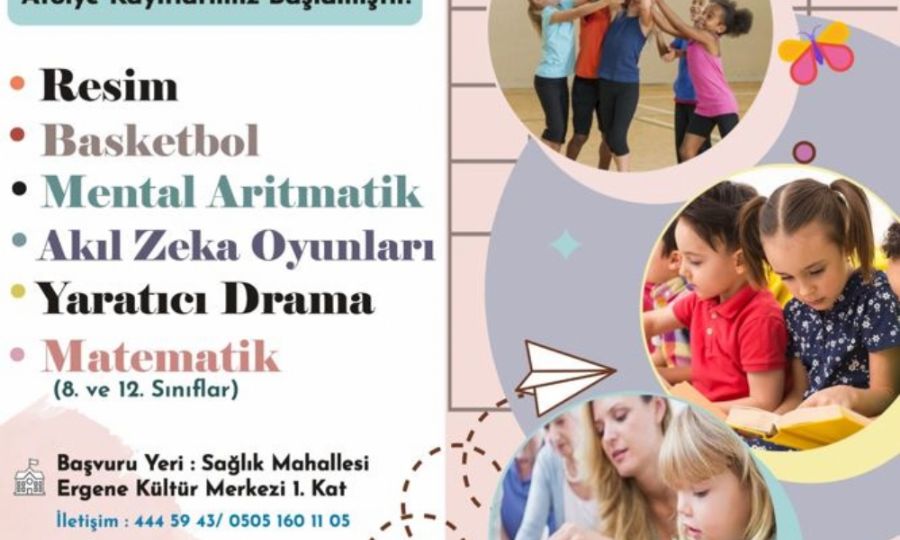 Ergene Belediyesinin Yeni Dnem Kurs Kaytlar Balad