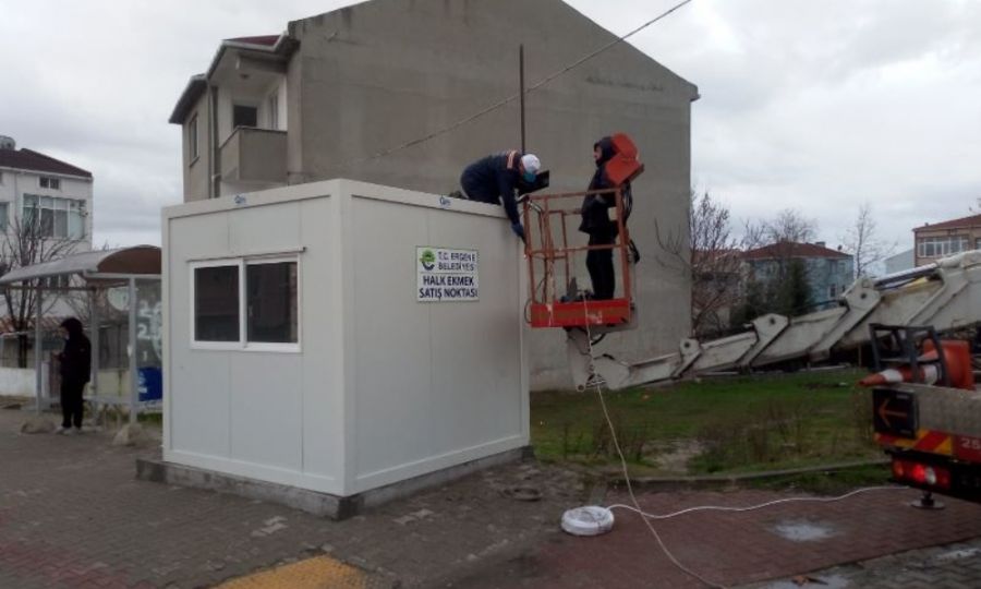 Ergene Belediyesinden Yeni Bir Halk Ekmek B�fesi Daha