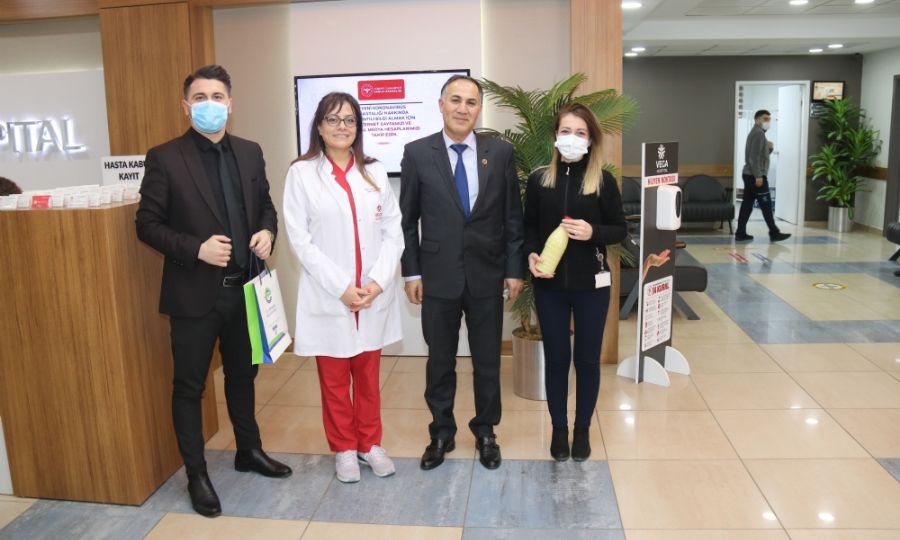 Ergene Belediye Ba�kan� Rasim Y�ksel Doktorlar� Bu Senede Unutmad�