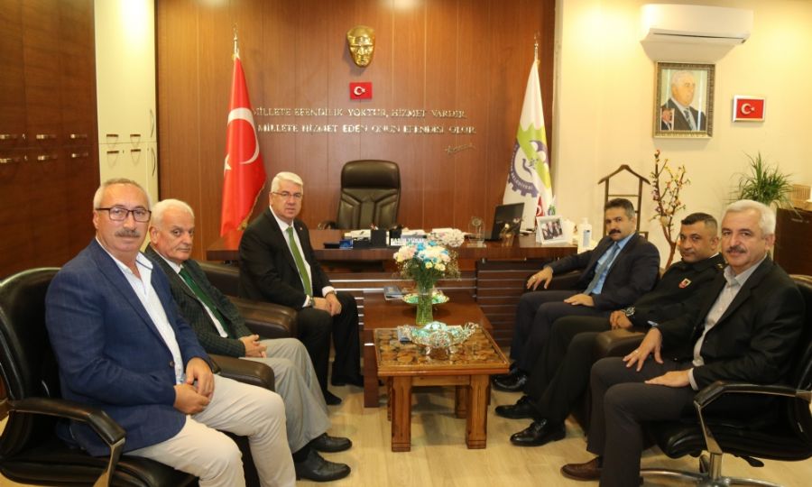Ergene Kaymakam Ergene Belediye Bakan Rasim Ykseli Ziyaret Etti