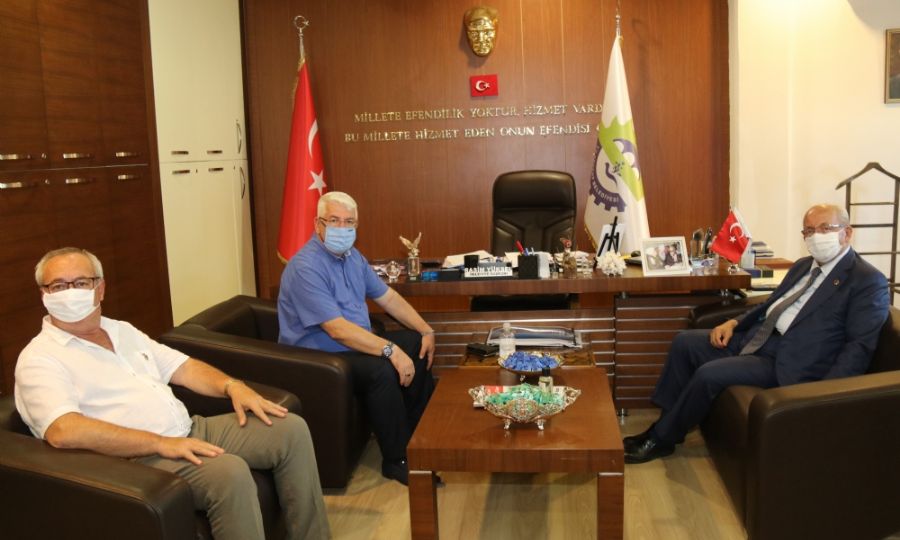 Ba�kan Albayrak Ba�kan Y�ksel �le Bir Araya Geldi