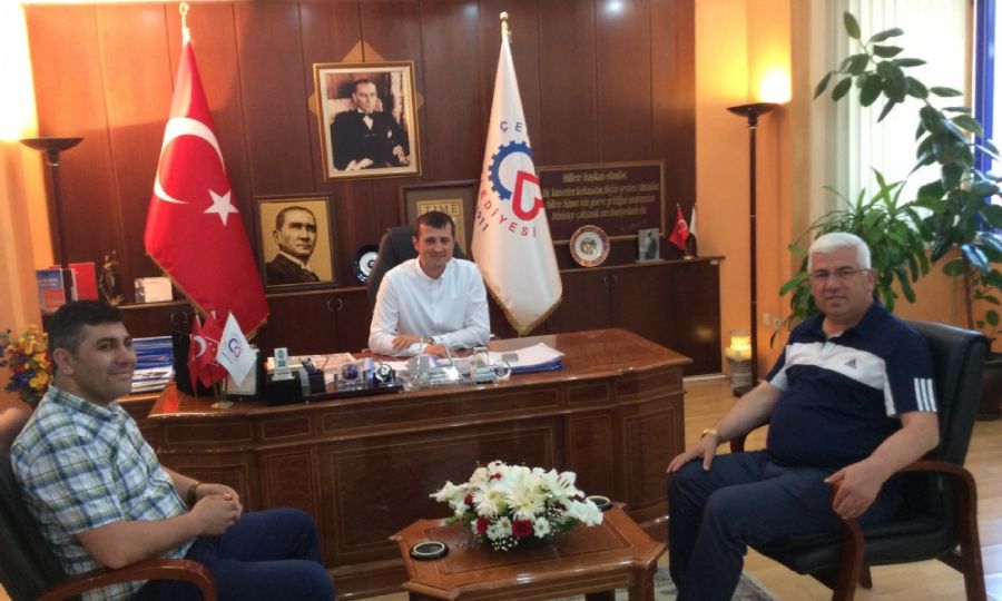 Bakan Ykselden Belediye Bakan Akaya Ziyaret