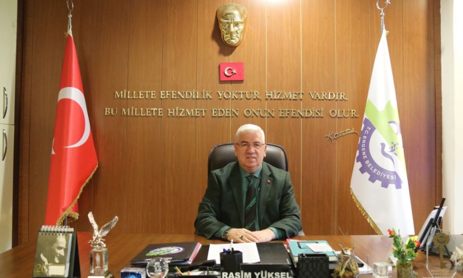 Ergene Belediye Bakan Rasim Yksel, Tm slam leminin Kurban Bayram Mbarek Olsun
