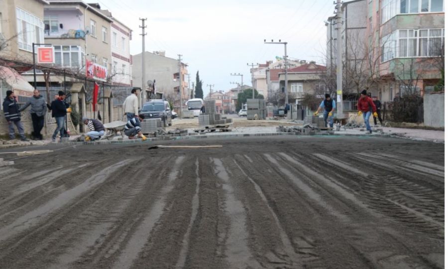 �ehit Er �dris �zg�r Caddesinde Kilit Ta� �al��mas� Yap�ld�