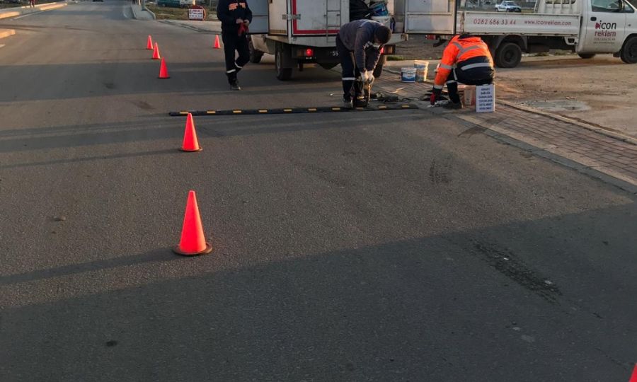 Ergene’de Hız Düşürücü Kasislerin Monte Çalışması Devam Ediyor
