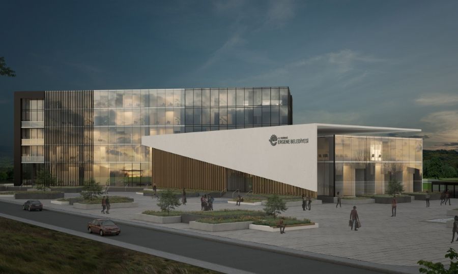 Ergene Belediyesi Yeni Hizmet Binası Çok Modern Olacak